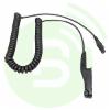 BLANC RADIOCOM Câble torsadé FLX2-ASDR7 pour casque antibruit PELTOR pour raccordement sur portatif Motorola R7