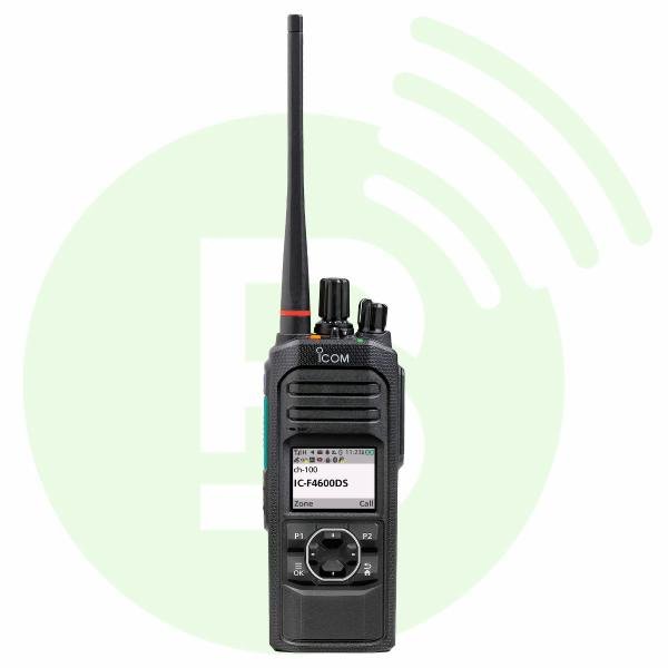ICOM Portatif radio UHF numérique IC-F4600DS avec afficheur