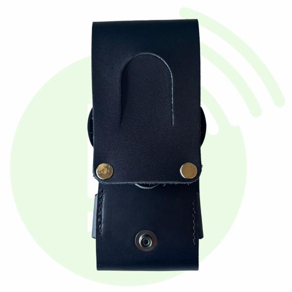 BLANC RADIOCOM Housse cuir LC-ERF503PIVO pivot passant ceinture pour IP501H/IP503H