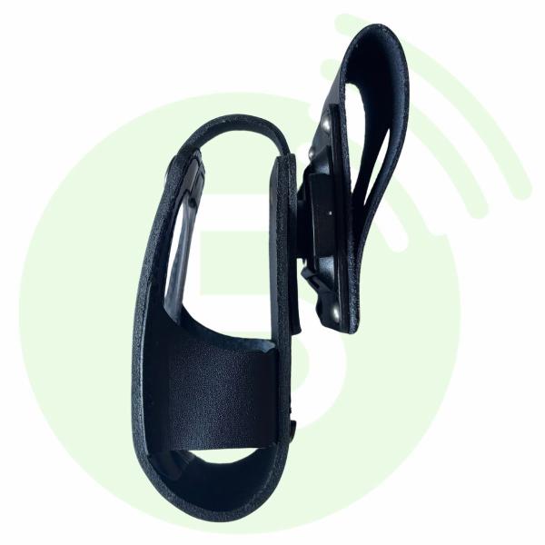 BLANC RADIOCOM Housse cuir LC-ERF503PIVO pivot passant ceinture pour IP501H/IP503H