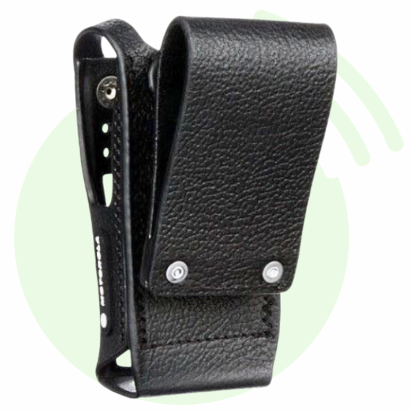 MOTOROLA Housse cuir rigide PMLN5840A passant ceinture pivot 3'' pour DP4600/DP4800