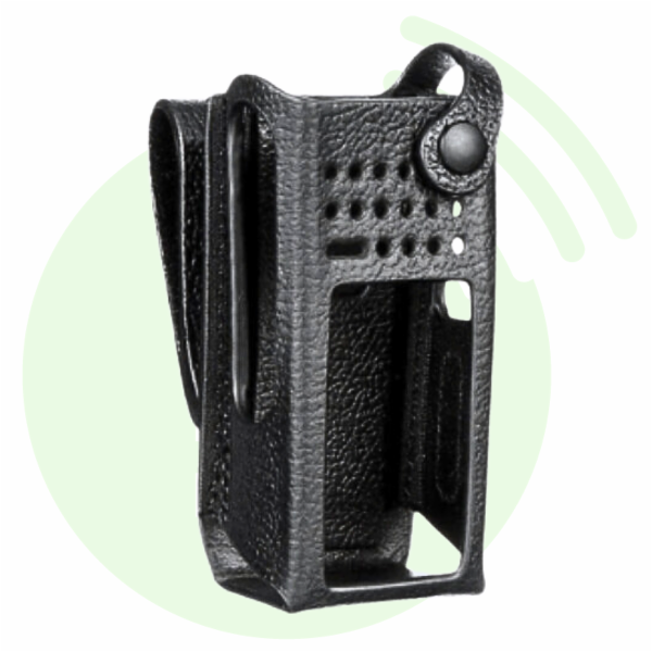 MOTOROLA Housse cuir rigide PMLN5842A passant ceinture pivot 2.5'' pour DP4600/DP4800