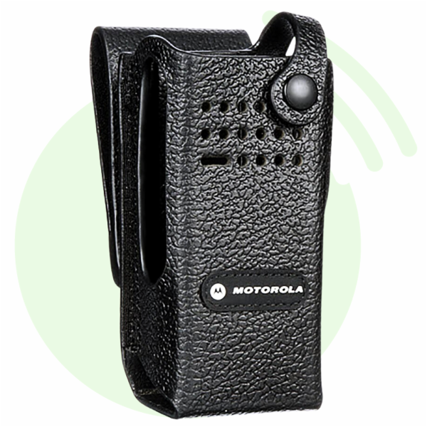 MOTOROLA Housse cuir rigide PMLN5846A passant ceinture réglable pour DP4400