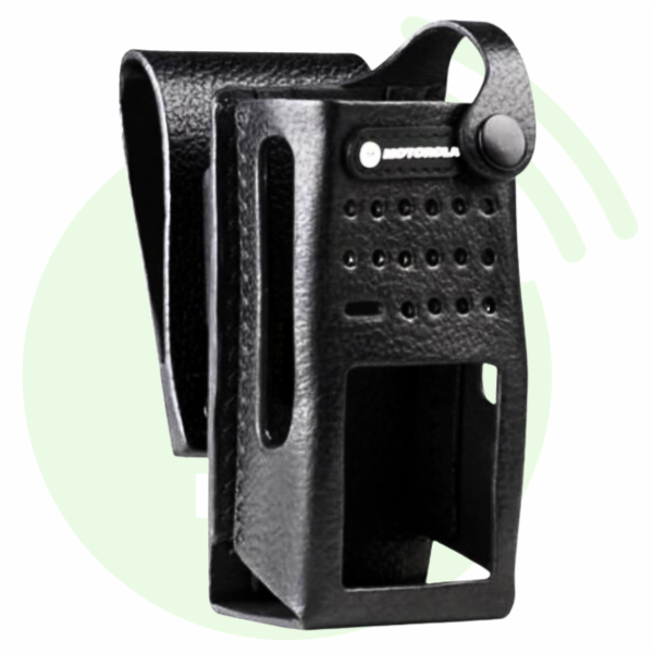 MOTOROLA Housse cuir rigide PMLN5865A passant ceinture pivot pour DP2600