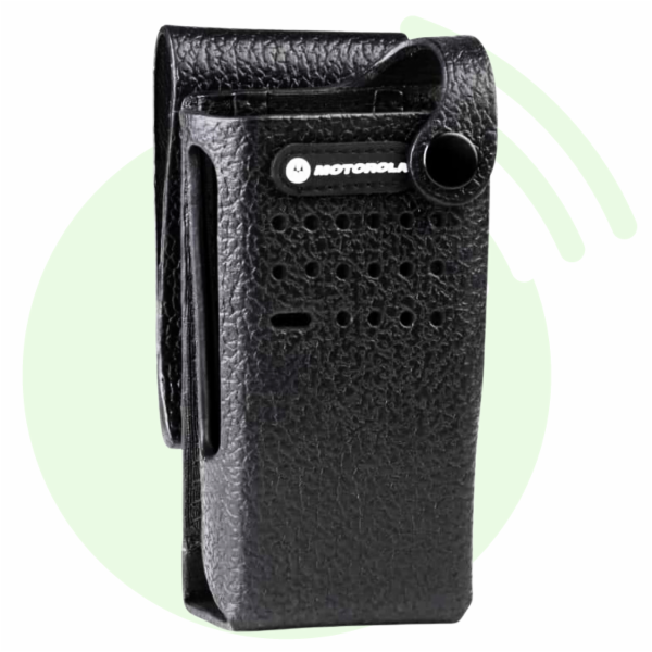 MOTOROLA Housse cuir rigide PMLN5866A passant ceinture pivot pour DP2400