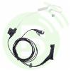 BLANC RADIOCOM Oreillette pro OC-MOTO-DP avec tube translucide pour DP4400/DP4600/DP4800