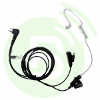 Oreillettes BLANC RADIOCOM Oreillette pro OC-MOTO-CP avec tube translucide pour CP040/DP1400/XT420/R2