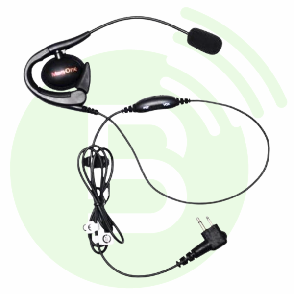 MOTOROLA Oreillette Mag One avec micro tige PMLN6537A pour CP040/DP1400/R2