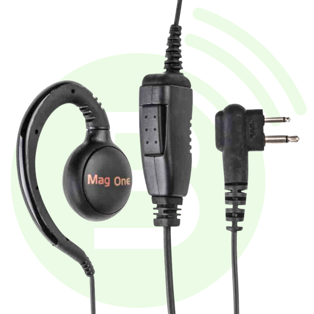 UAYESOK Lot De 2 Oreillettes G Radio Bidirectionnelle Avec Micro PTT - Compatible Motorola 2 Broches CP040 DP1400 XT420 Etc.