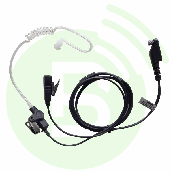 BLANC RADIOCOM Oreillette pro OC-ICF51 avec tube translucide pour IC-F51/F61/F3162D/F4162D