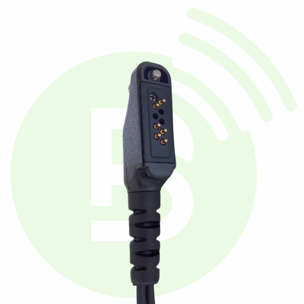 BLANC RADIOCOM Oreillette pro OC-ICF51 avec tube translucide pour IC-F51/F61/F3162D/F4162D