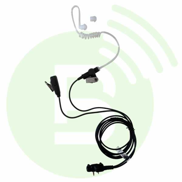 BLANC RADIOCOM Oreillette pro OC-ICFL avec tube translucide pour IC-F1000/F1000D/F1100D/F3002/F29SR/F29DR