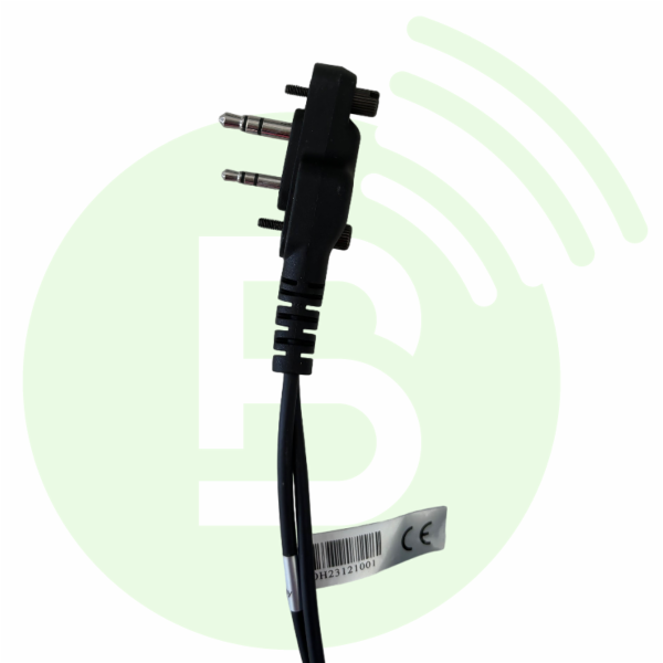 BLANC RADIOCOM Oreillette pro OC-ICFL avec tube translucide pour IC-F1000/F1000D/F1100D/F3002/F29SR/F29DR