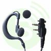 Oreillettes BLANC RADIOCOM Oreillette micro-cravate OC-1301EL avec fixation à visser pour IC-F3002/F4002/F27SR/F29SR